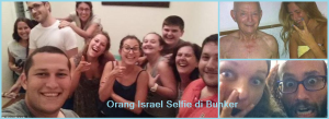 Orang Israel Selfie di Bunker