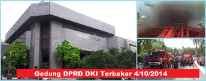 Gedung DPRD DKI Terbakar 4_10_2014